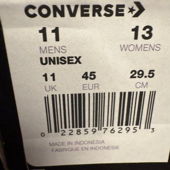 CONVERSE CHUCK TAYLOR ALLSTAR HI MEN'S 11 WOMEN'S 13 NAVY - Picture 9 of 9